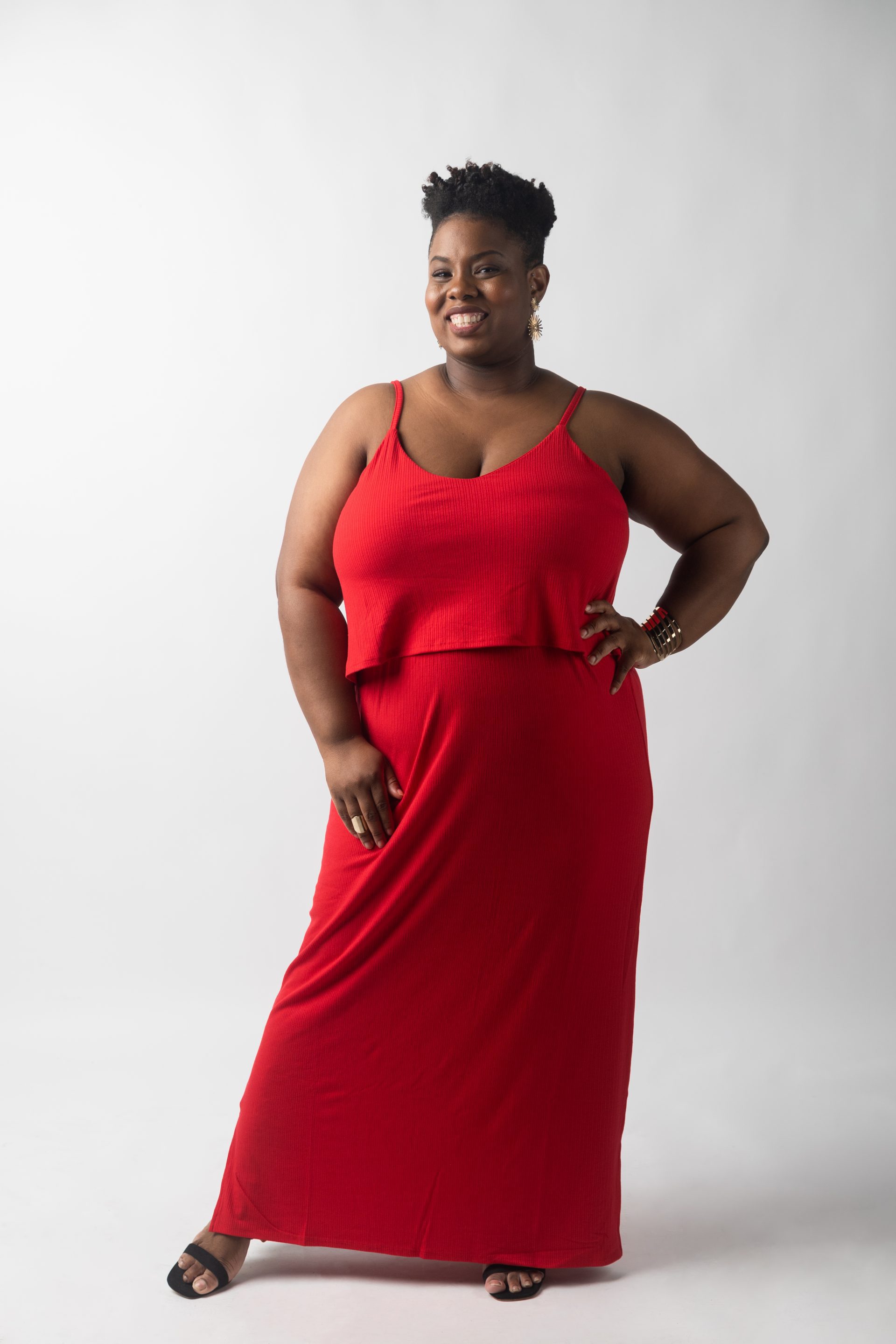 Seasonal Feelings Ribbed Double Layer Side Slit Dress – Kaytique